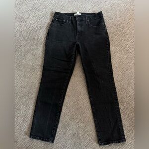 Madewell Black Perfect Vintage Mid Rise